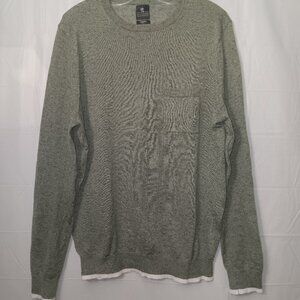 DAN JOHN LINEN BLEND CREWNECK SWEATER